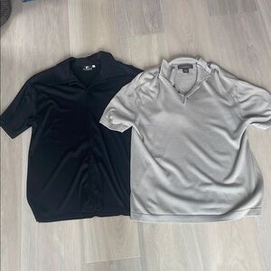 Classic Black and Gray Polo Shirts